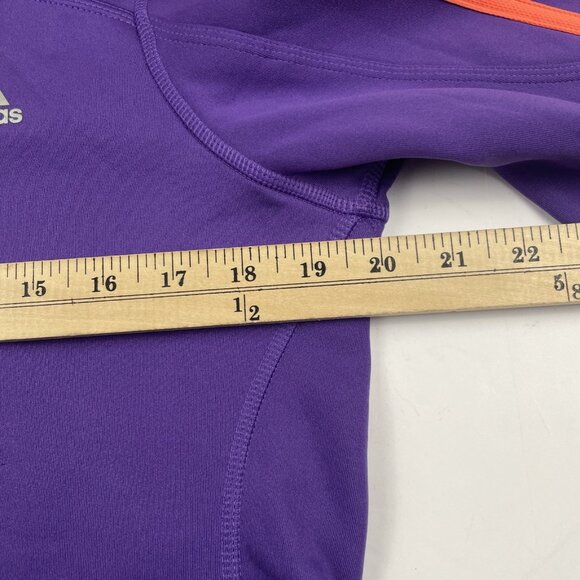 Adidas Formotion Response 1/4 Zip Sweatshirt Women’s L Active Climawarm Purple - Picture 3 of 10